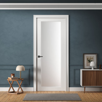 Door Harbor Two Panel Shaker Interior Door Solid Core Wood White Primed Door Slab Only Wayfair Canada